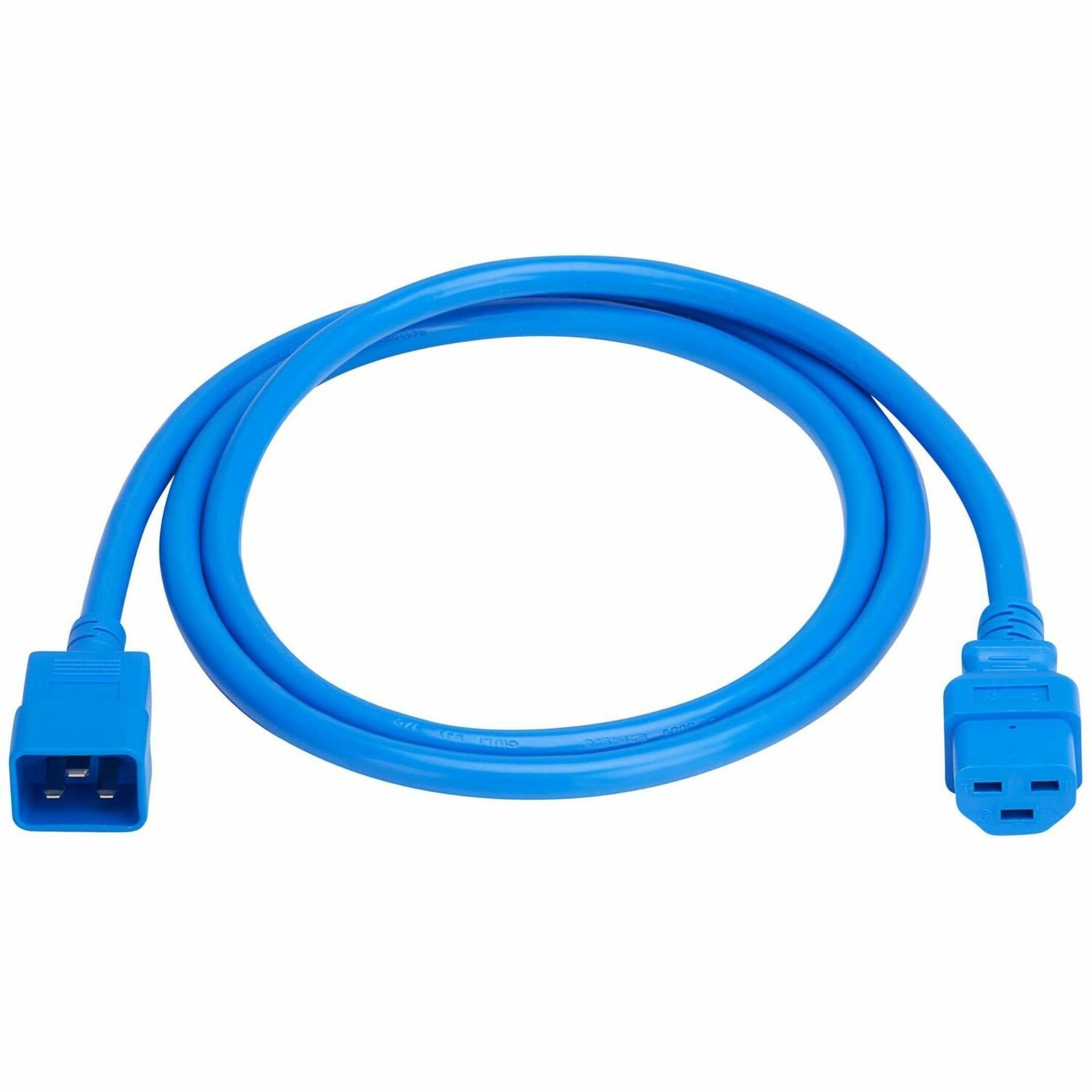 Eaton Tripp Lite Series Power Cord, C20 to C21 - Heavy-Duty, 20A, 250V, 12 AWG, 6 ft. (1.8 m), Blue
