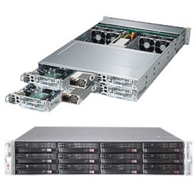 Supermicro SuperServer 6028TP-HTFR Barebone System - 2U Rack-mountable - Socket LGA 2011-v3 - 2 x Processor Support