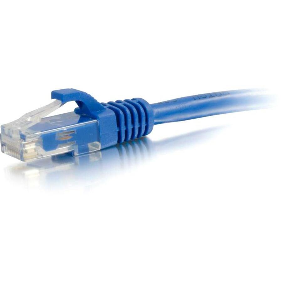 C2G 25ft Cat5e Ethernet Cable - Snagless Unshielded (UTP) - Blue