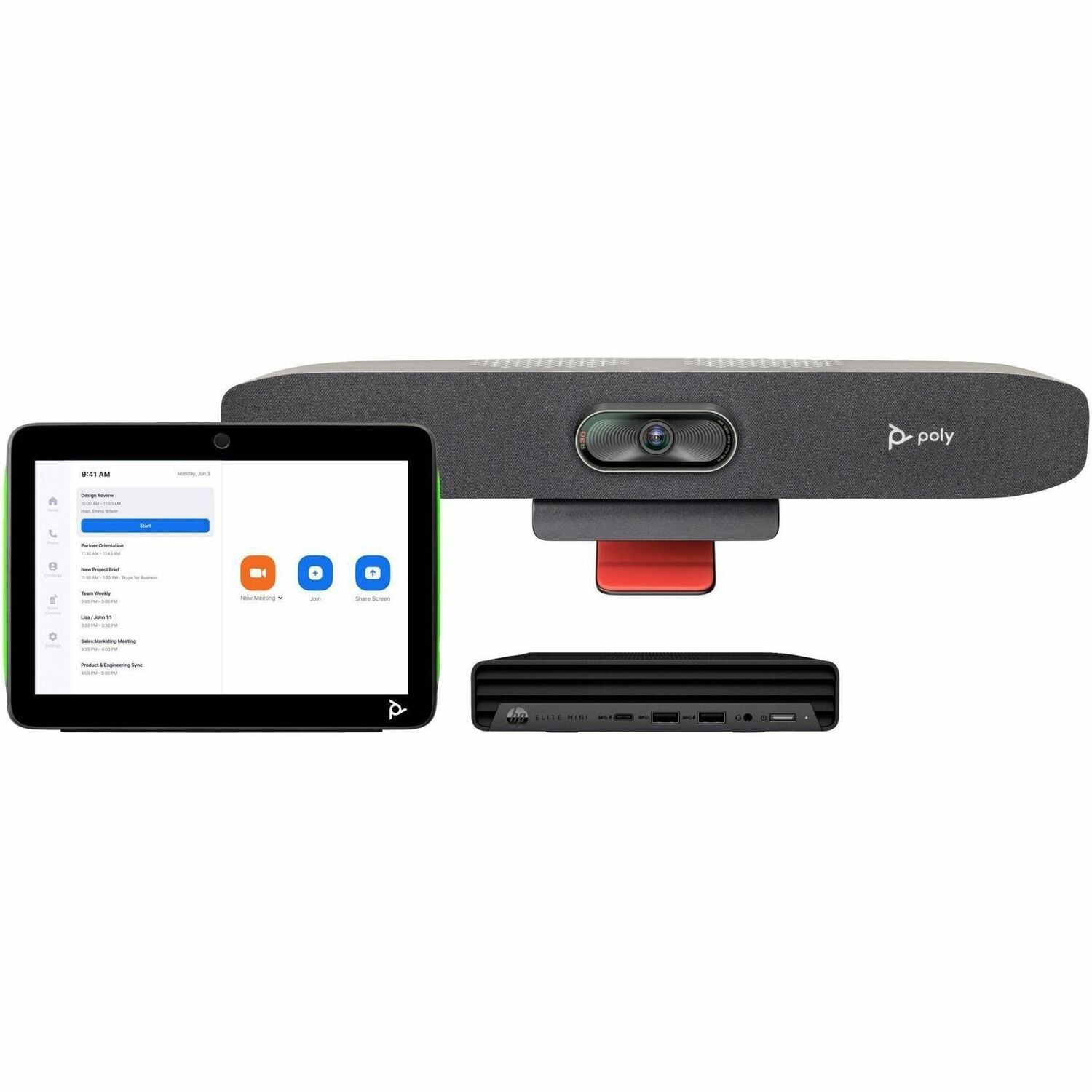 HP Video Conference Equipment - Small Room Size Supported - Black