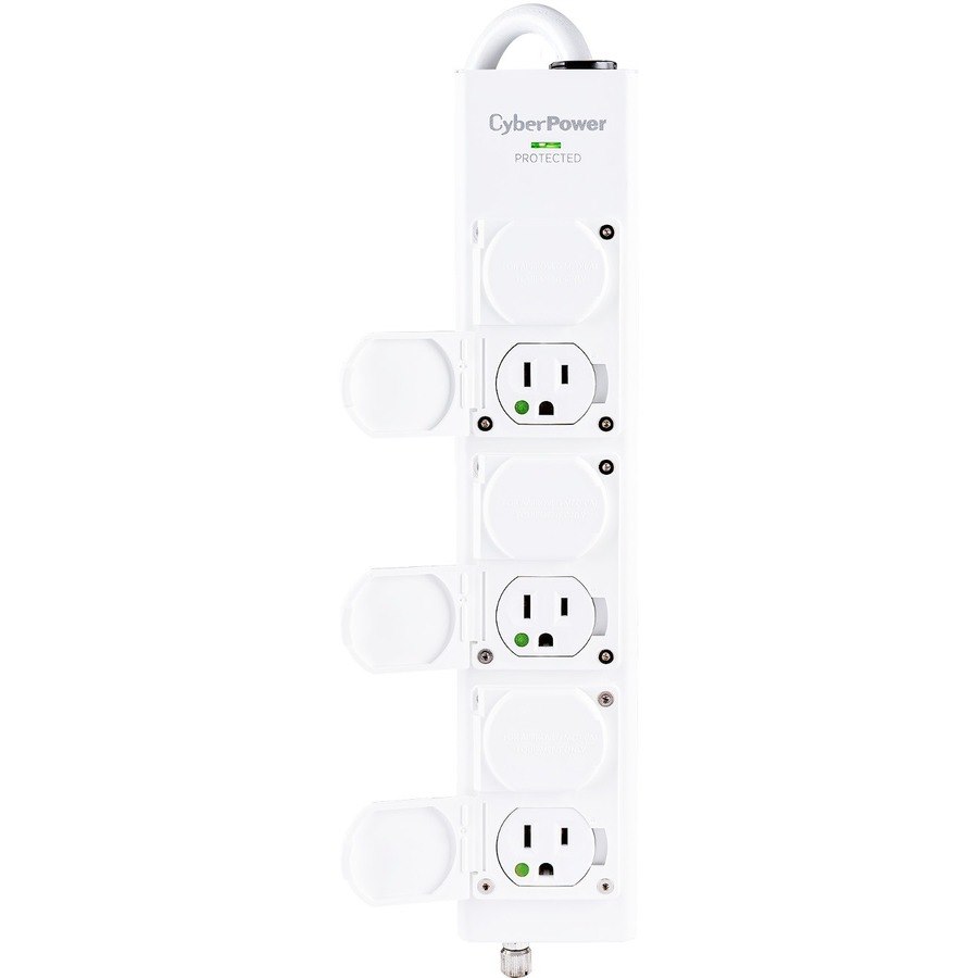 CyberPower MPV615S Hospital/Medical 6 - Outlet Surge Protector with 1560 J Surge Suppression