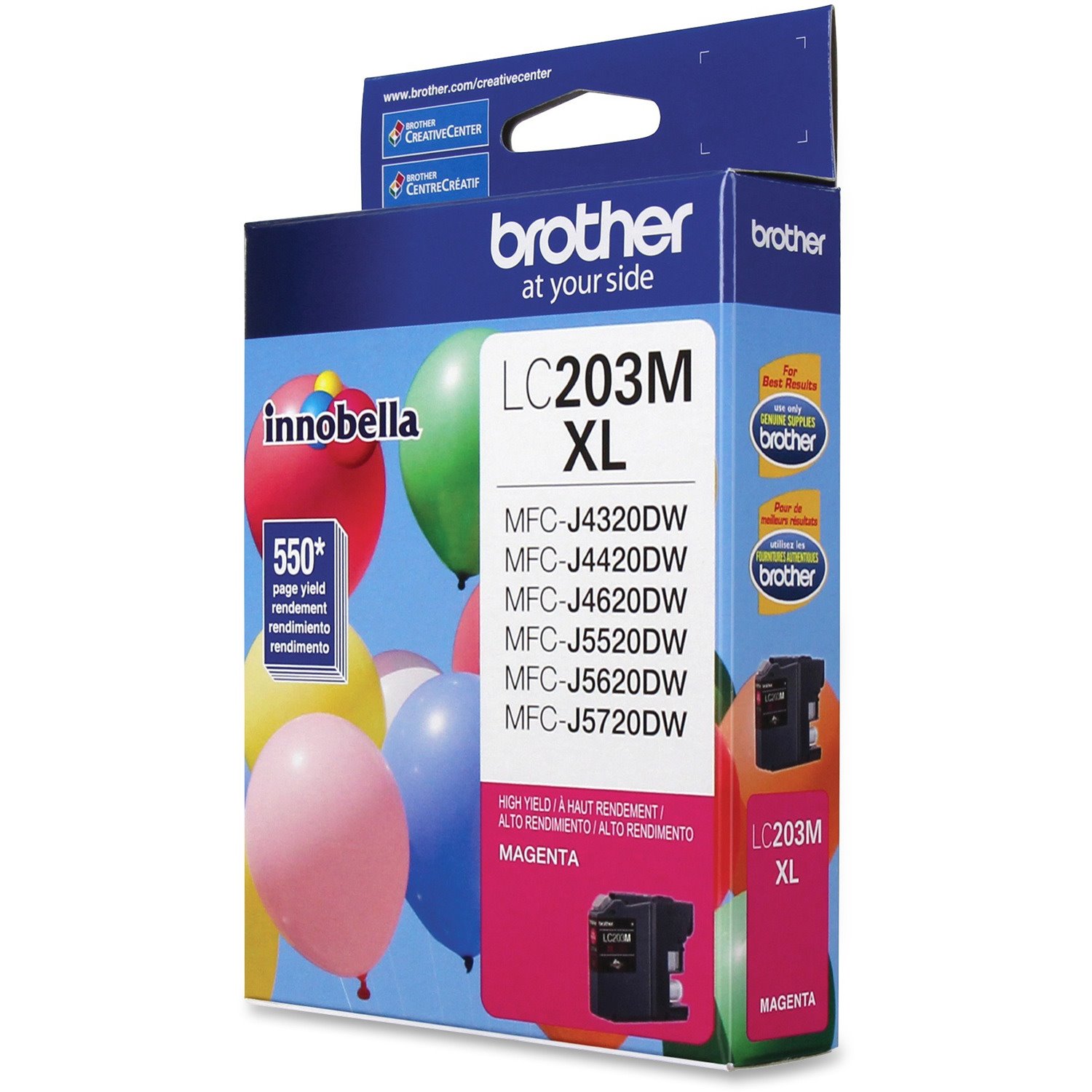 Brother Genuine Innobella LC203M High Yield Magenta Ink Cartridge