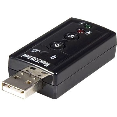 StarTech.com USB audio adapter - virtual 7.1 - external sound card - stereo audio