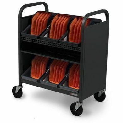 Bretford CUBE Transport Cart with Caddies - TVCT30CAD