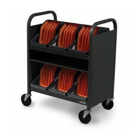 Bretford CUBE Transport Cart with Caddies - TVCT30CAD