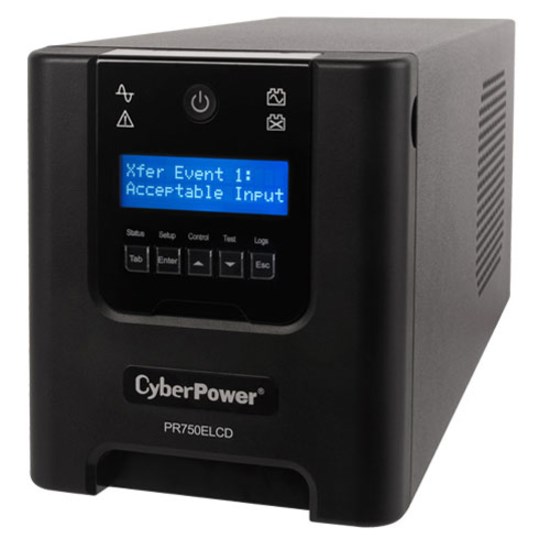 CyberPower Professional Tower PR750ELCD 750VA Tower/Rack Mountable UPS