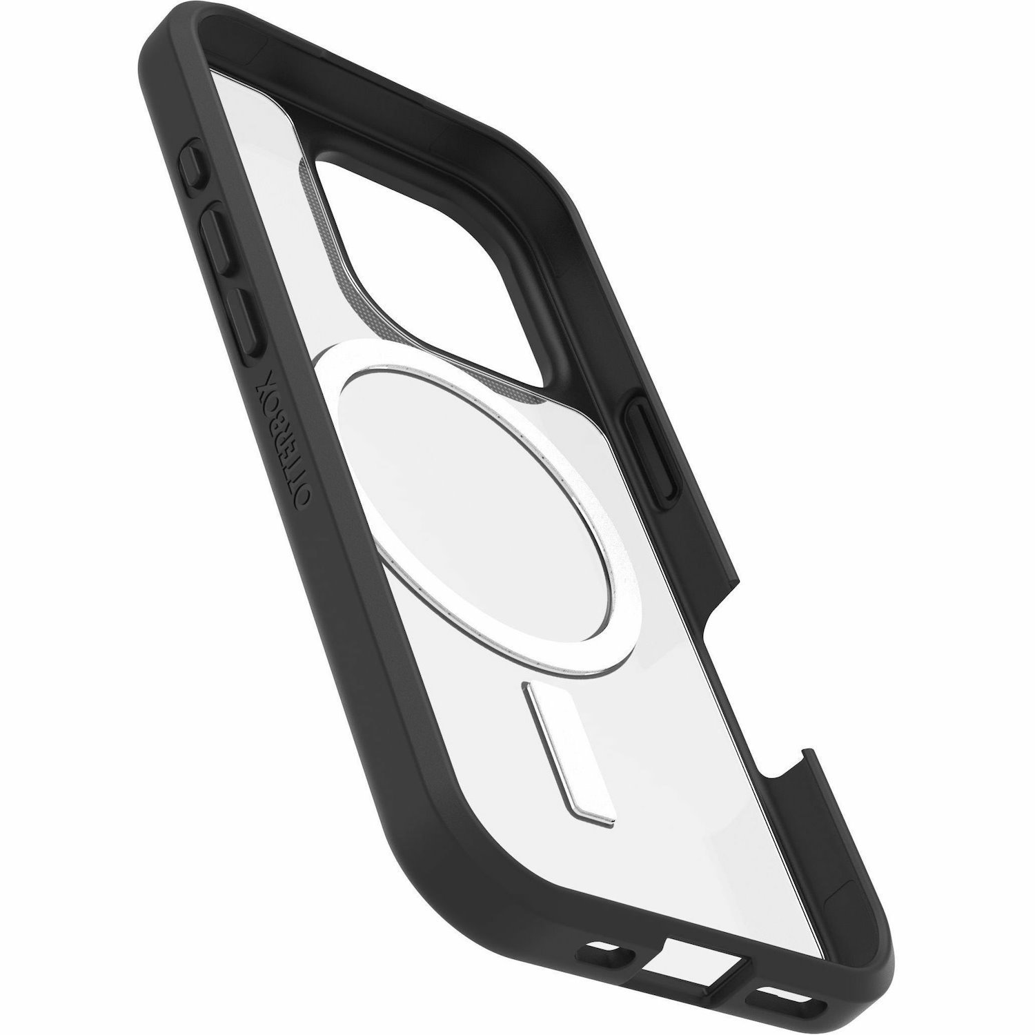 OtterBox React Case for Apple iPhone 16 Pro Smartphone - Black Crystal (Clear/Black) - Retail - 1