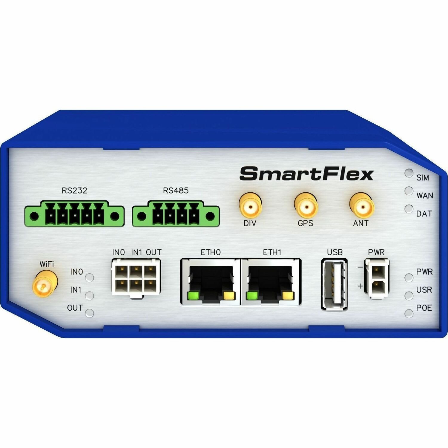 B+B SmartWorx SmartFlex SR305 Wi-Fi 4 IEEE 802.11a/b/g/n 2 SIM Ethernet, Cellular Wireless Router