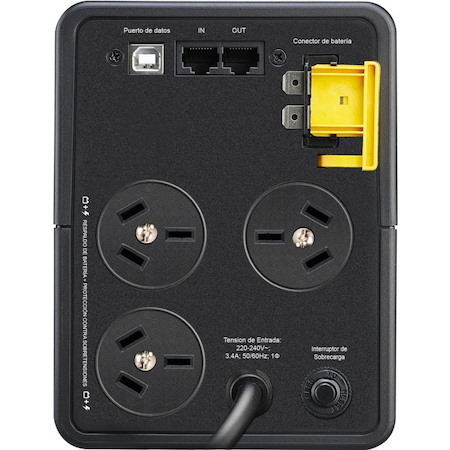 APC by Schneider Electric Back-UPS Line-interactive UPS - 750 VA/410 W