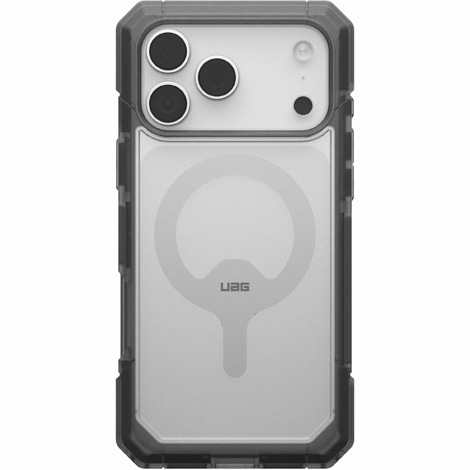 Urban Armor Gear Trooper Rugged Case for Apple iPhone 17 Pro Max, iPhone 18 Pro Max Smartphone - Textured - Ash, Clear