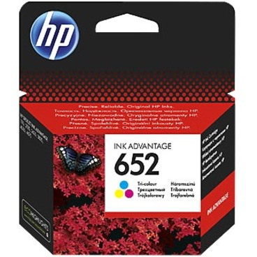 HP 652 Original Inkjet Ink Cartridge - Tri-colour Pack
