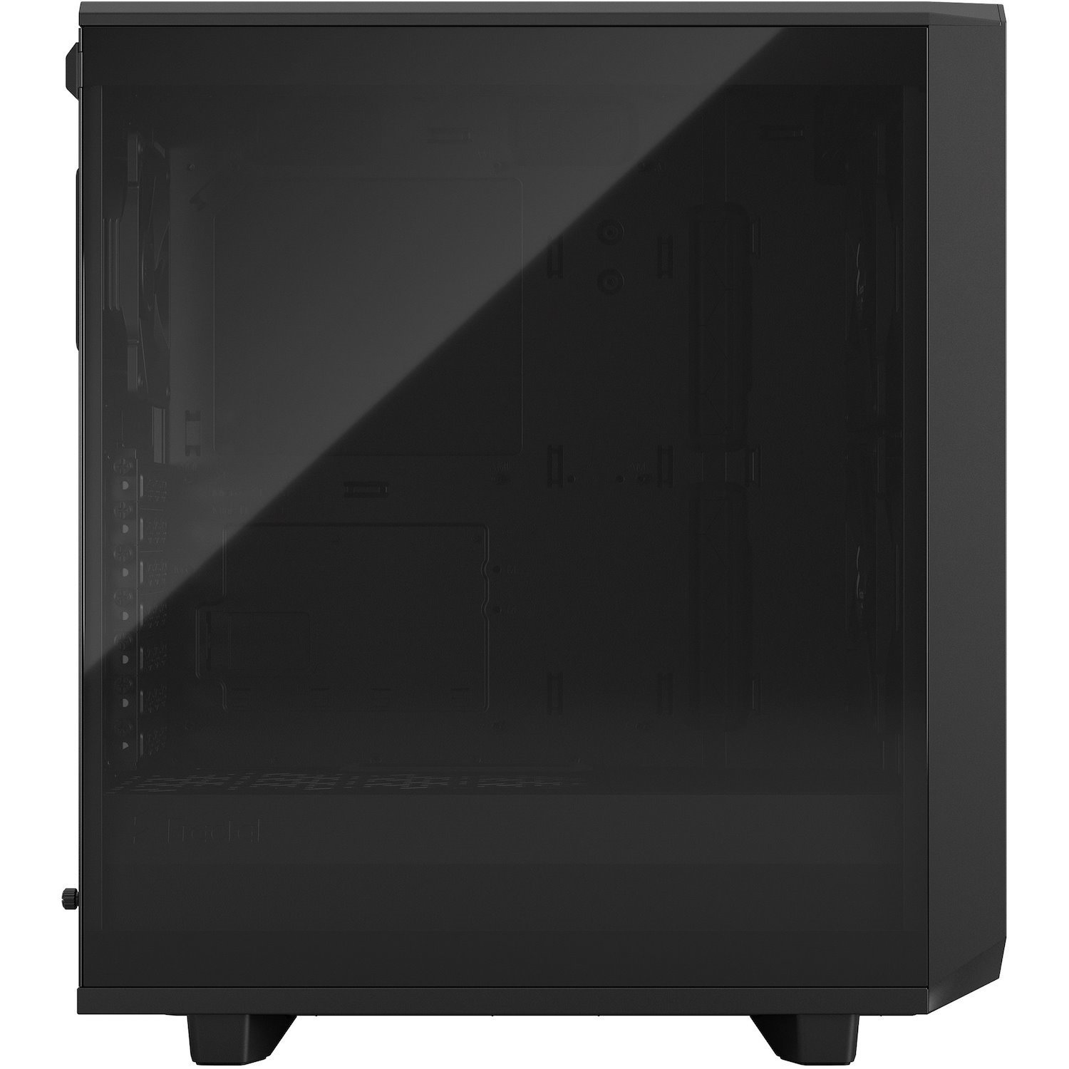 Fractal Design Meshify 2 Compact Computer Case - ATX Motherboard Supported - Mid-tower - Tempered Glass, Steel, Mesh - Black