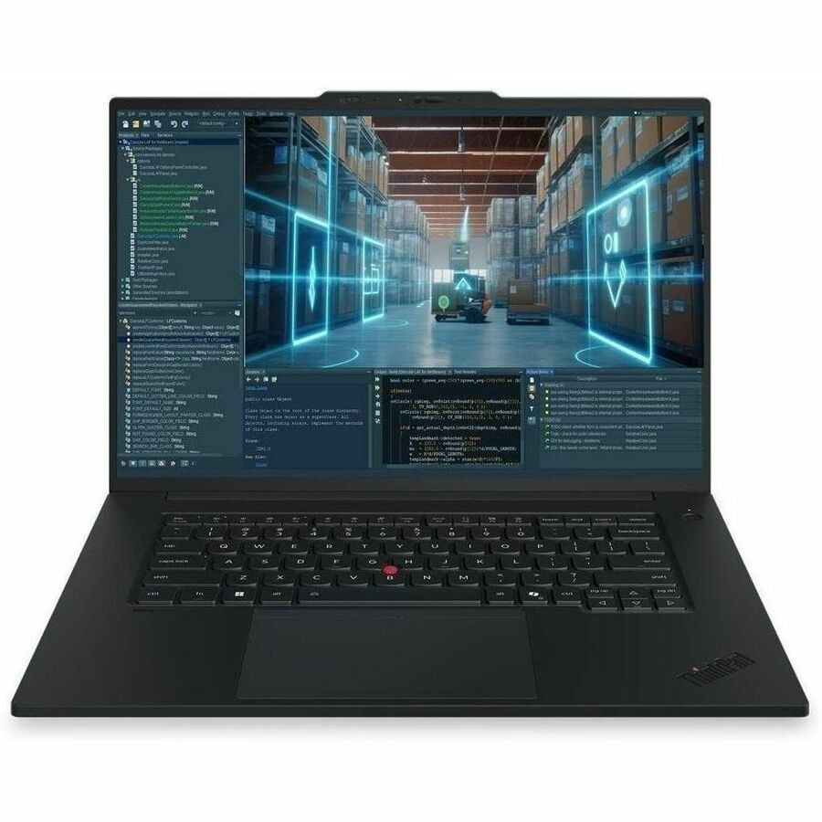 Lenovo ThinkPad P1 Gen 9 21UE0005GE 40,6 cm (16 Zoll) Copilot+ PC Mobile Workstation - WUXGA - Intel Core Ultra 9 Serie 3 386H - vPro-Technologie - 64 GB - 1 TB SSD - Schwarz