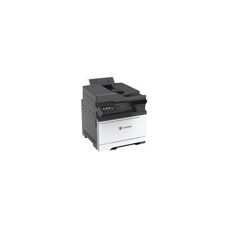Lexmark CX522ade Laser Multifunction Printer-Color-Copier/Fax/Scanner-35 ppm Mono/35 ppm Color Print-2400x600 Print-Automatic Duplex Print-85000 Pages Monthly-251 sheets Input-Color Scanner-1200 Optical Scan-Color Fax-Gigabit Ethernet