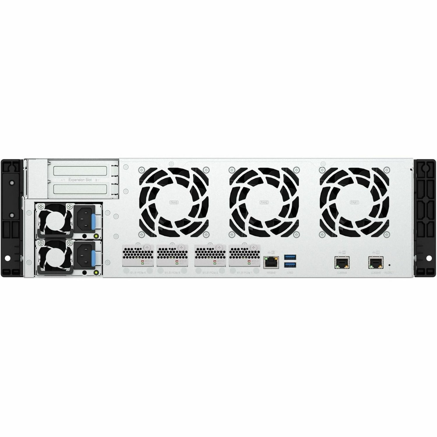 QNAP TS-H1655XEU-RP-8G 16 x Total Bays SAN/NAS Storage System - 4 GB Flash Memory Capacity - Intel Atom C5125 Octa-core (8 Core) 2.80 GHz - 8 GB RAM - DDR4 SDRAM Rack-mountable