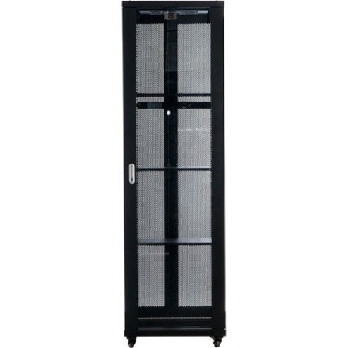 Serveredge 42U Floor Standing Rack Cabinet for Server - Black