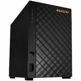 Asustor Drivestor 2 Lite AS1102TL, 2 Bay NAS Enclosure Network Storage, 1.7GHz Quad Core, 1GbE Port, 1GB RAM DDR4, Network Attached Storage for Cloud Storage (Diskless)