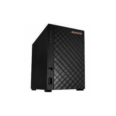 Asustor Drivestor 2 Lite AS1102TL, 2 Bay NAS Enclosure Network Storage, 1.7GHz Quad Core, 1GbE Port, 1GB RAM DDR4, Network Attached Storage for Cloud Storage (Diskless)