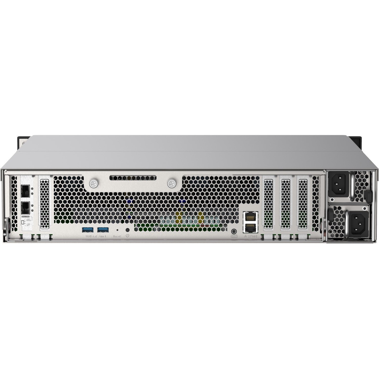 QNAP TS-H2490FU-7302P-256G 24 x Total Bays SAN/NAS Storage System - 5 GB Flash Memory Capacity - AMD EPYC 7302P Hexadeca-core (16 Core) 3 GHz - 256 GB RAM - DDR4 SDRAM - 2U Rack-mountable