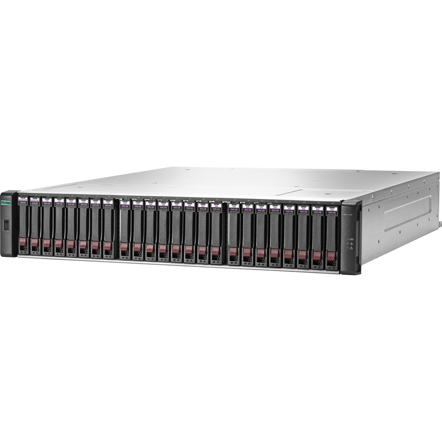 HPE 1040 24 x Total Bays SAN Storage System - 2U Rack-mountable