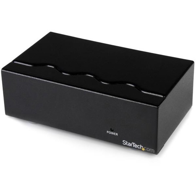StarTech.com 2 Port High Resolution 400 MHz VGA Video and Audio Splitter - Video/audio splitter - 2 ports