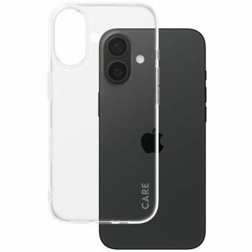 CARE Fashionable Case for Apple iPhone 16 Smartphone - Transparent