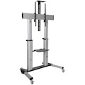 Eaton Tripp Lite Series Heavy-Duty Rolling TV Stand, Height Adjustable, 60" - 100" Screens