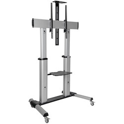 Eaton Tripp Lite Series Heavy-Duty Rolling TV Stand, Height Adjustable, 60" - 100" Screens