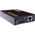 Eaton Tripp Lite Series Hardened Gigabit Fiber to Ethernet Media Converter, 10/100/1000 Mbps, RJ45/SC Singlemode, -10° to 60°C, 10 km (6.2 mi.), TAA