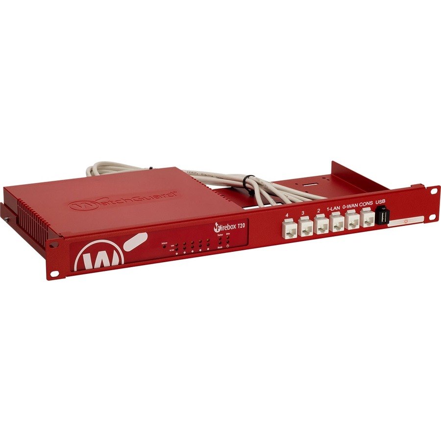 RACKMOUNT.IT WG-RACK RM-WG-T6 1U Rack-mountable Rackmount Kit for Firewall - 482.60 mm Rack Width - Red