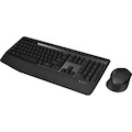 Logitech MK345 Wireless Keyboard and Mouse Combo - Full-Sized Keyboard with Palm Rest, Comfortable Right-Handed Wireless Mouse, 2.4 GHz Wireless USB Receiver