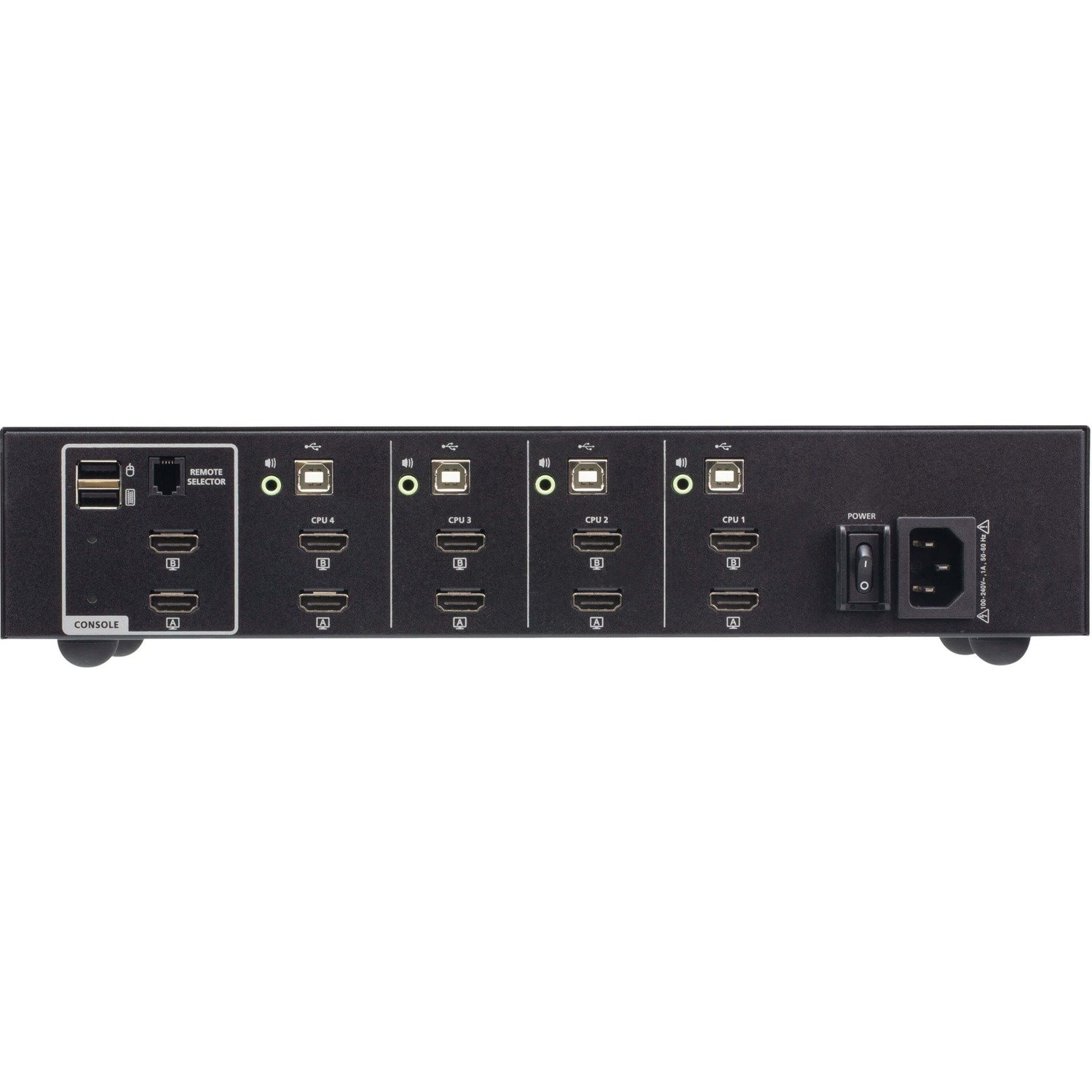 ATEN 4-Port USB HDMI Dual Display Secure KVM Switch (PSD PP v4.0 Compliant)