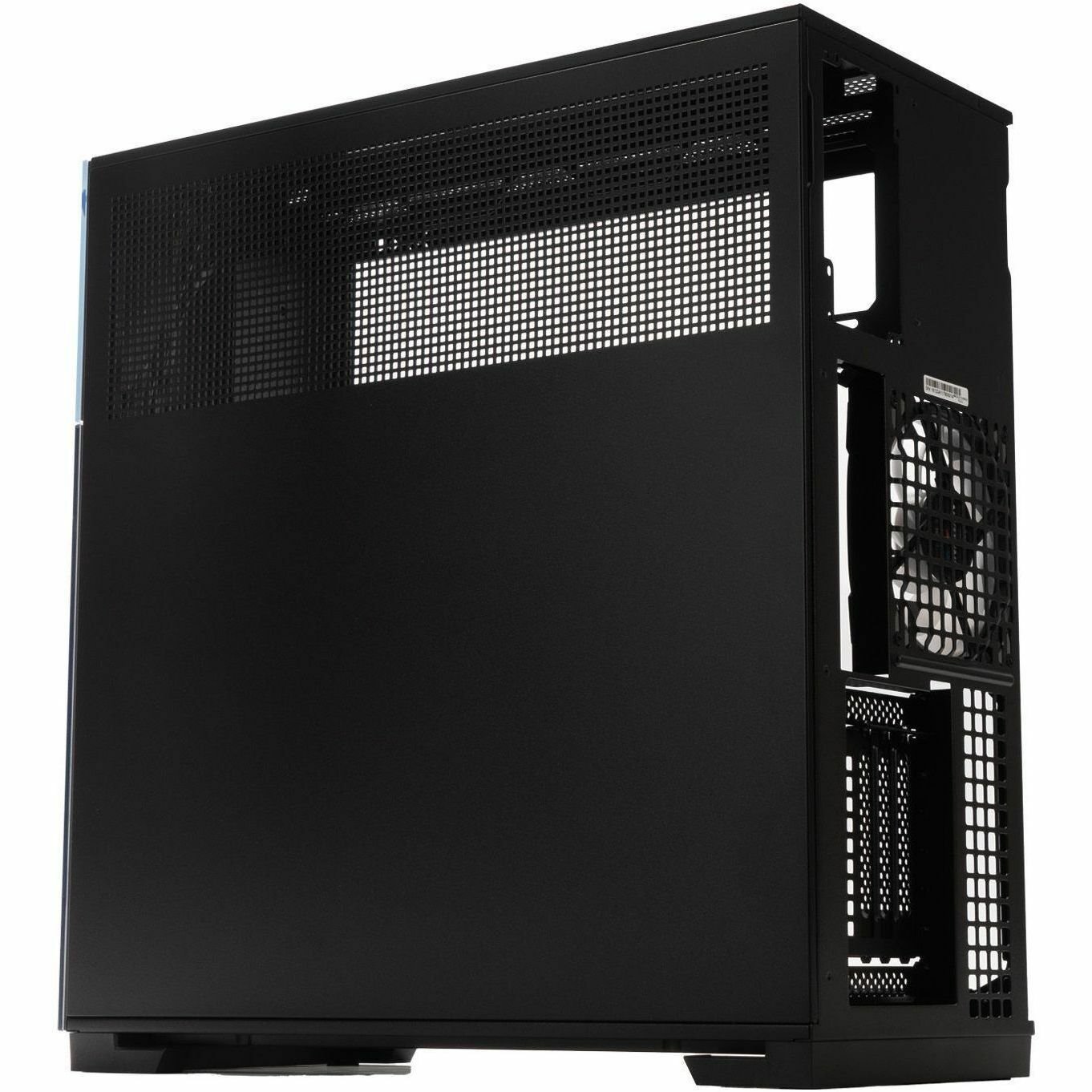 In Win IW-CS-F5BLK-3AN140 Computer Case - EATX, ATX Motherboard Supported - Full-tower - SECC, Tempered Glass, Wood - Black