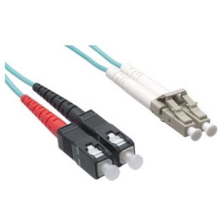 Axiom LC/SC 10G Multimode Duplex OM3 50/125 Fiber Optic Cable 70m - TAA Compliant