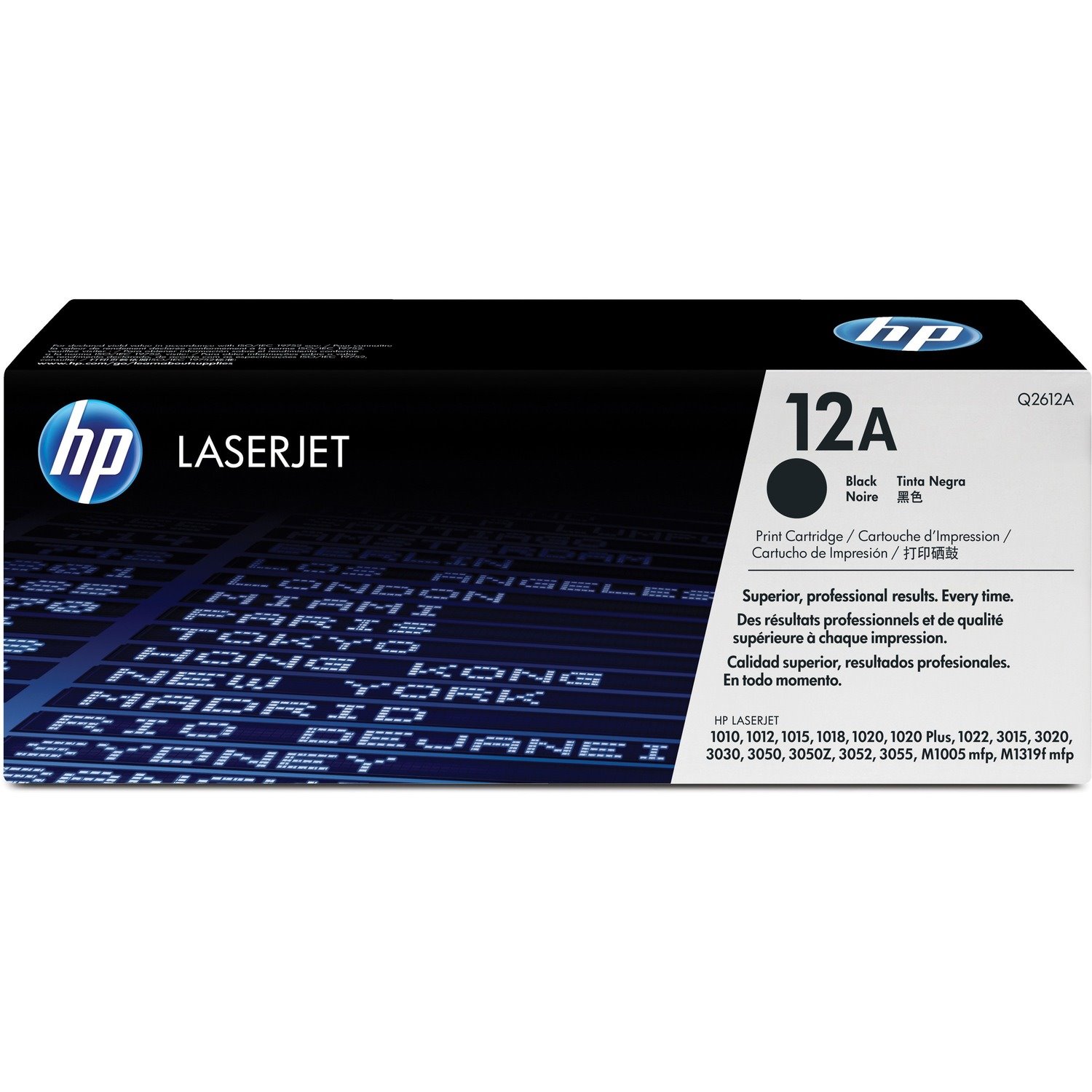 HP 12A (Q2612A) Original Standard Yield Laser Toner Cartridge - Single Pack - Black - 1 Each