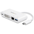 StarTech.com USB Type C Docking Station for Notebook - 60 W - White