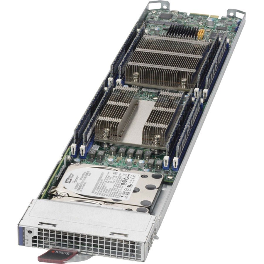 Supermicro MicroBlade MBI-6128R-T2X Server Barebone System - Blade - Socket LGA 2011-v3 - 2 x Processor Support