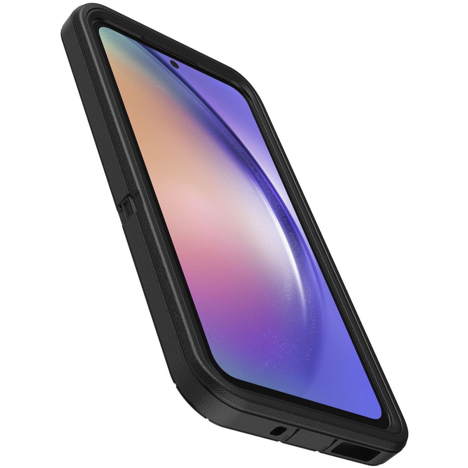 OtterBox Defender Rugged Carrying Case (Holster) Samsung Galaxy A54 Smartphone - Black