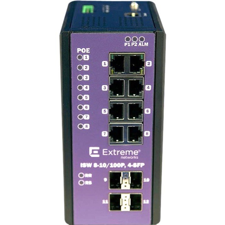 Extreme Networks ISW 8-10/100P, 4-SFP Ethernet Switch