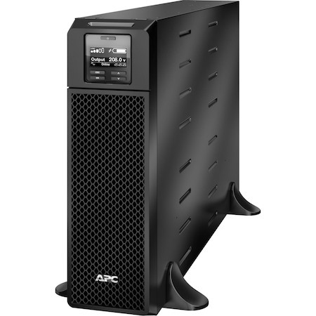 APC Smart-UPS On-Line, 5.4kVA, Tower, 208V, 2x L6-20R+2x L6-30R NEMA outlets, Network Card+SmartSlot, Extended runtime, W/O rail kit