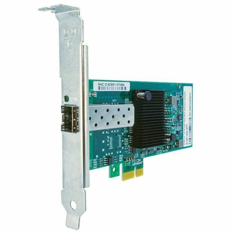 Axiom 1Gbs Single Port SFP PCIe x1 NIC Card w/Transceiver - AXG102285 - TAA Compliant
