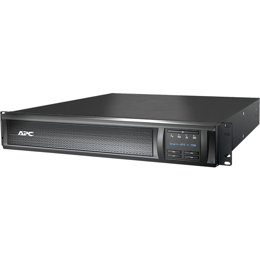 APC Smart-UPS X, Line Interactive, 750VA, Rack/tower convertible 2U, 120V, 8x 5-15R NEMA, SmartConnect port+NMC, Extended runtime