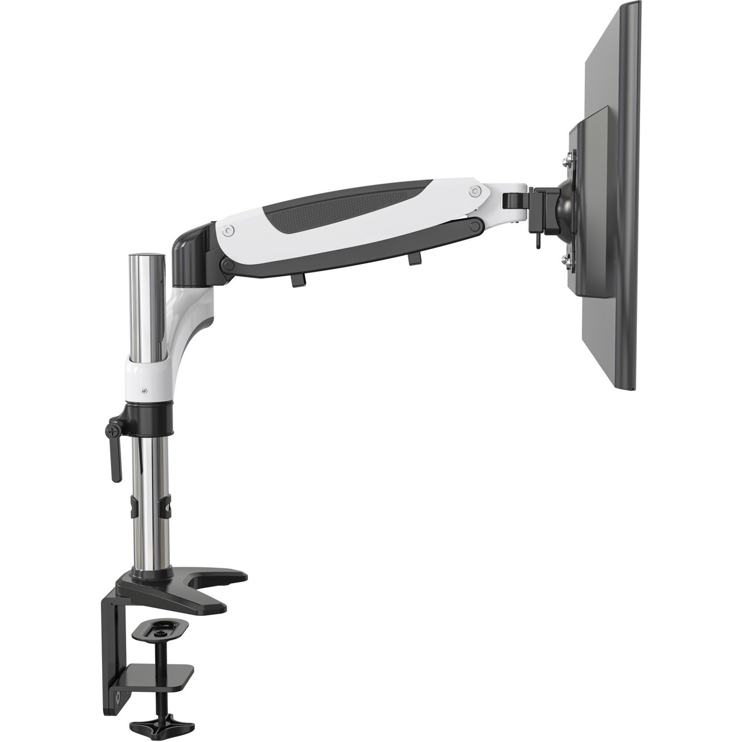 Amer Hydra Mounting Arm for Curved Screen Display, Flat Panel Display - White, Black, Chrome