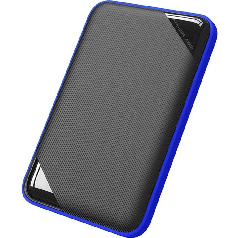 Silicon Power A62 2 TB Portable Hard Drive - External - Black, Blue