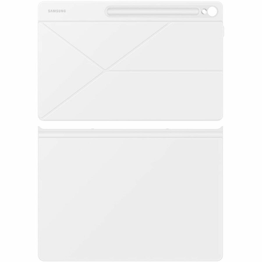 Samsung Book Cover Carrying Case (Book Fold) Samsung Galaxy Tab S10 FE+ Tablet - White
