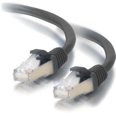 C2G 25ft Cat6 Ethernet Cable - Snagless Shielded (STP) - Black