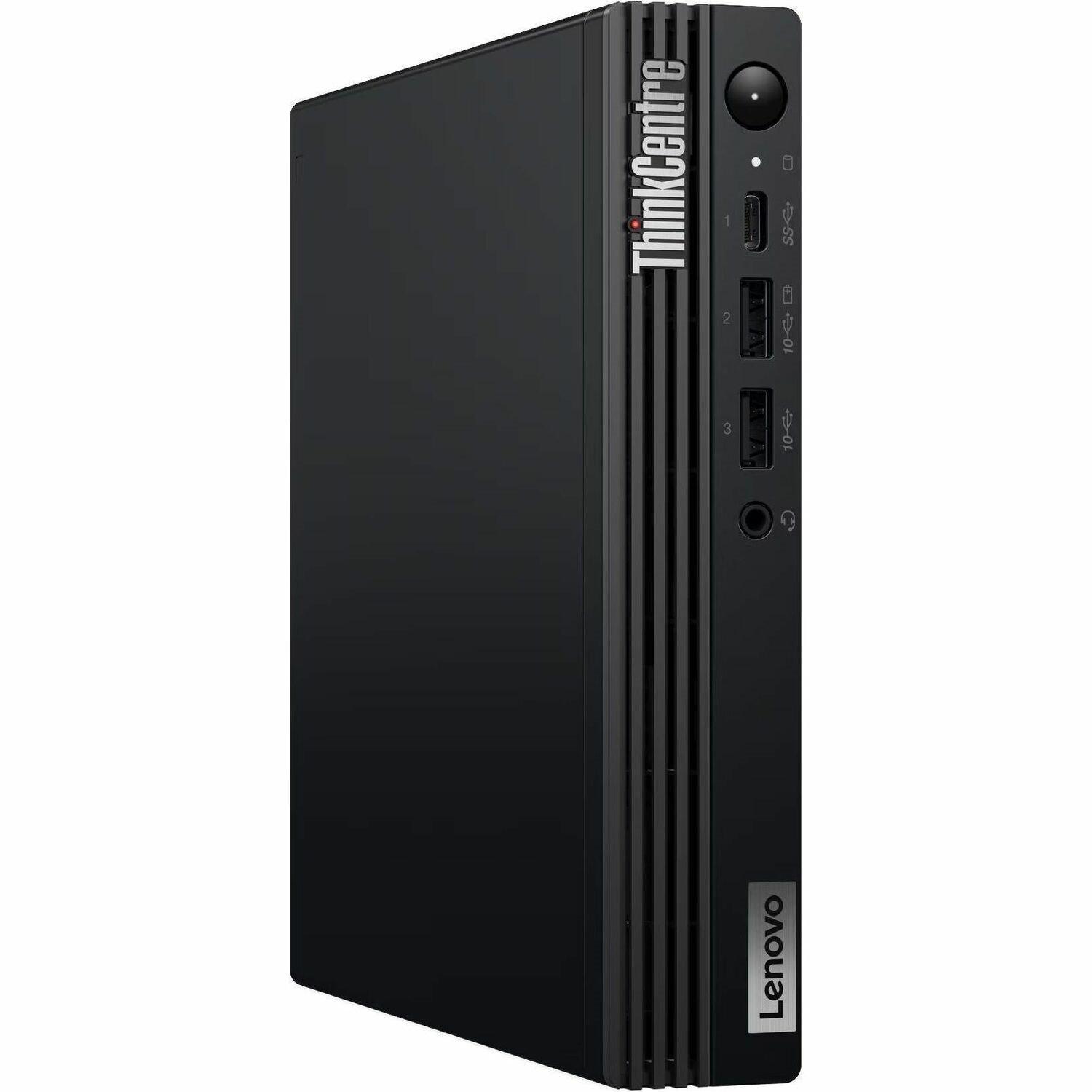 Lenovo ThinkCentre M70q Gen 5 12TESK8Q00 Desktop Computer - Intel Core i5 14th Gen i5-14400T - 16 GB - 256 GB PCI Express NVMe 4.0 x4 SSD - Tiny - Raven Black
