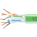 Black Box CAT6 550-MHz Solid Bulk Cable UTP CMP Plenum GN 1000FT Pull-Box