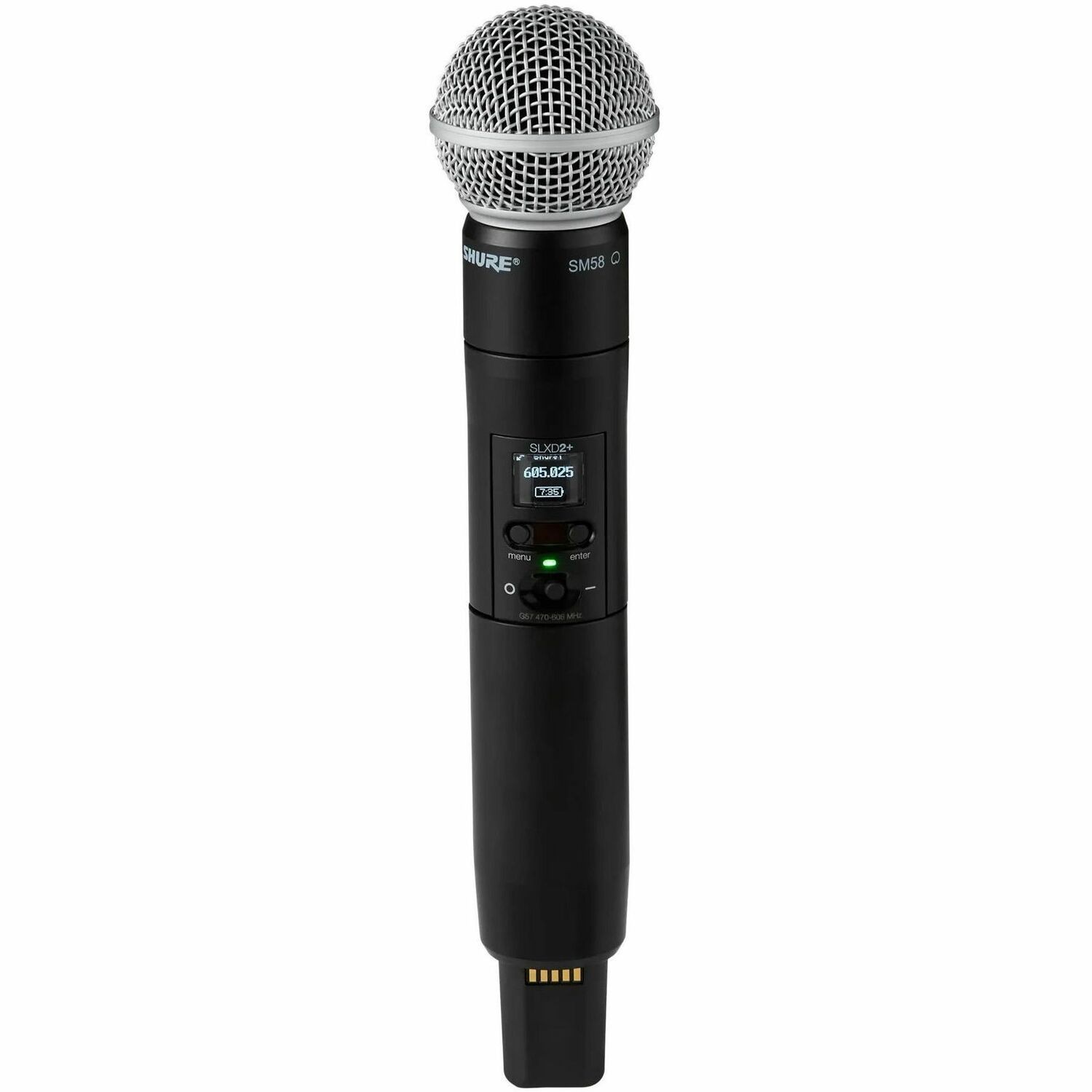 Shure SLXD2+ Digital Handheld Transmitter With SM58 Microphone Cartridge (Dynamic, Car
