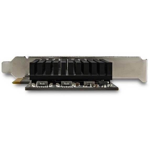 StarTech.com Dual Port 10G PCIe Network Adapter Card - Tehuti TN4010 10GBASE-T PCI Express 10GbE Multi Gigabit Ethernet 5 Speed NIC 2port